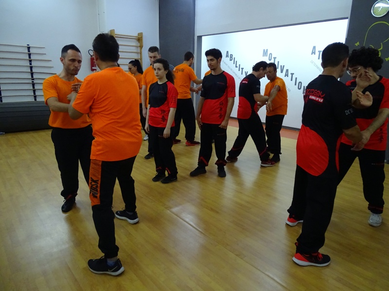 Kung Fu Academy di Sifu Mezzone Caserta Seminario di Weng Chun Tang Yik con GM Sunny So in Italia presso la scuola di arti marziali di wing chun e kung fu a Caserta (2)